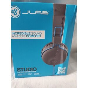 JLAB Studio On Ear Headphones With Cable  And Cloud Foam Cushion
